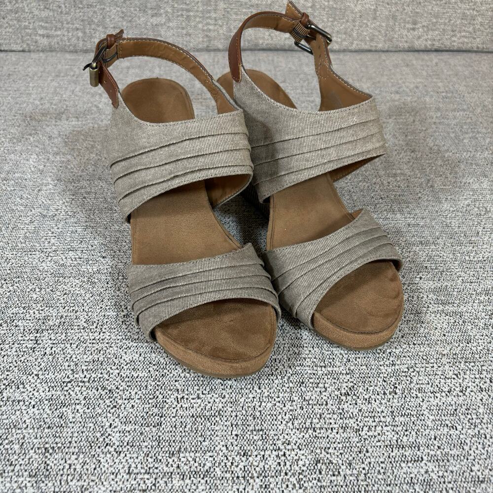 A2 by Aerosoles Women's May Plush Wedge Sandals 8.5
